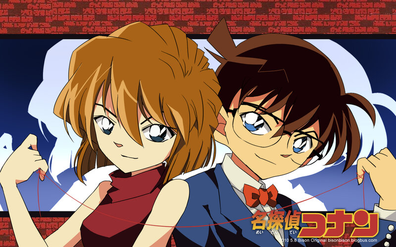 Two Anime Characters — Blue, Dramatic, Glasses, Bow Tie