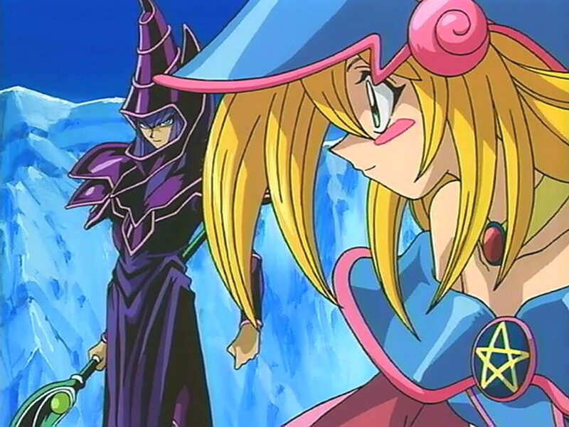 Two Anime Characters — Blue, Dramatic, Ice