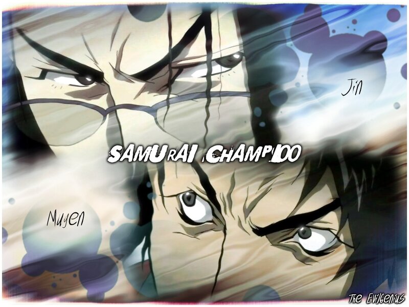 Two Anime Characters — Blue, Dramatic, Manga, Text