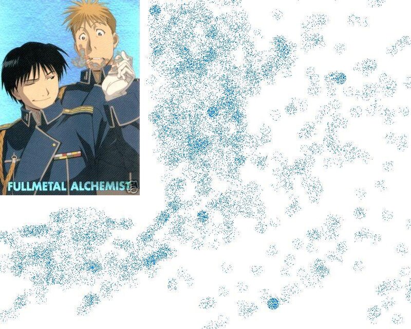 Two Anime Characters — Blue, Dramatic, Military Uniforms