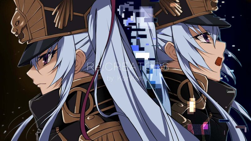 Two Anime Characters — Blue, Dramatic, Night, Anime Art