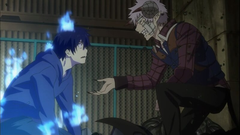 Two Anime Characters — Blue, Dramatic, Night, Anime Character