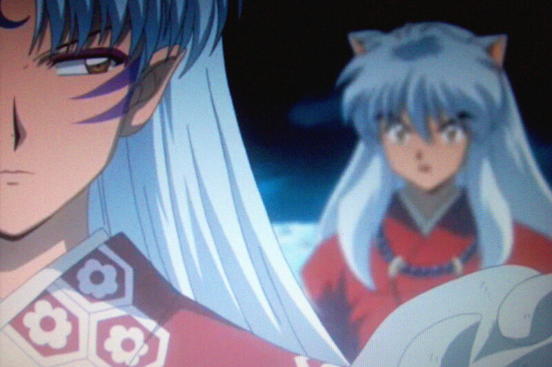 Two Anime Characters — Blue, Dramatic, Night, Cat Ears