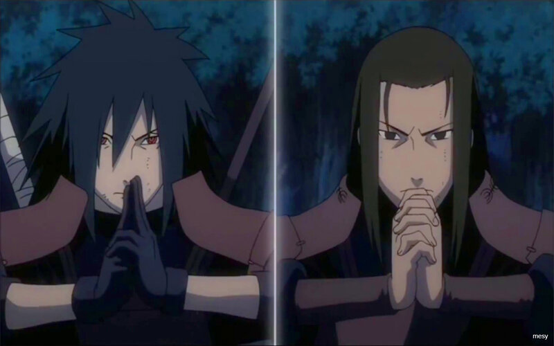 Two Anime Characters — Blue, Dramatic, Night, Hands