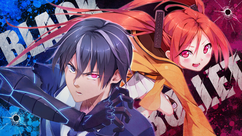Two Anime Characters — Blue, Dramatic, Sword, Hair