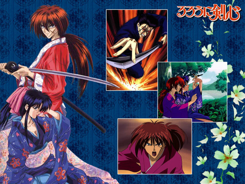 Two Anime Characters — Blue, Dramatic