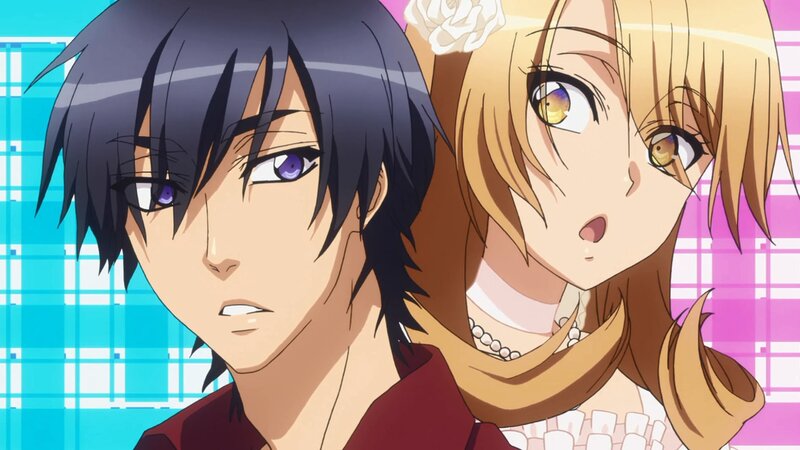 Two Anime Characters — Blue, Dramatic, Woman, Man