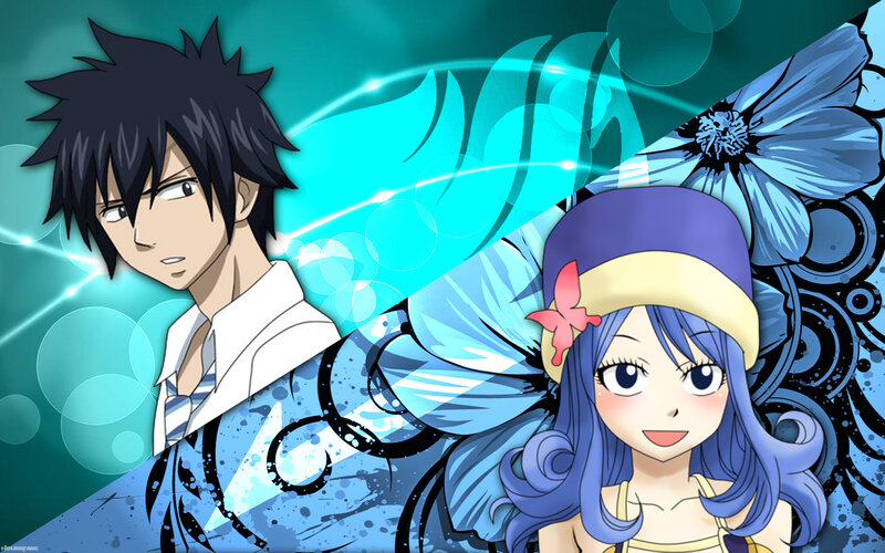 Two Anime Characters — Blue, Dynamic, Blue Flower