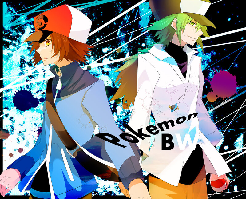 Two Anime Characters — Blue, Dynamic, Digital Art, Anime Art
