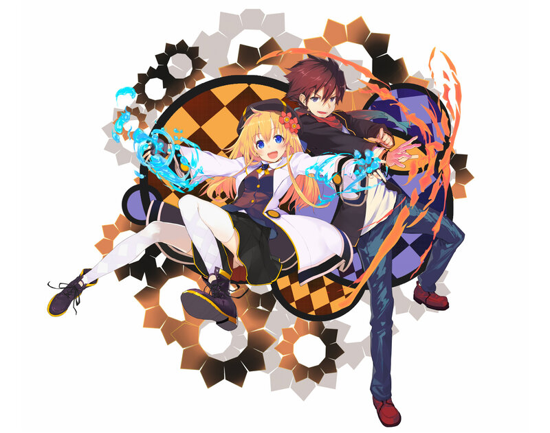 Two Anime Characters — Blue, Dynamic, Magic
