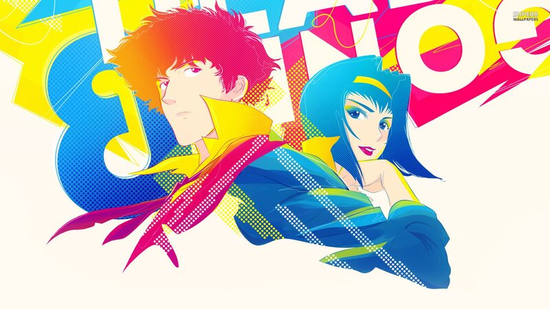 Two Anime Characters — Blue, Dynamic, Music Note