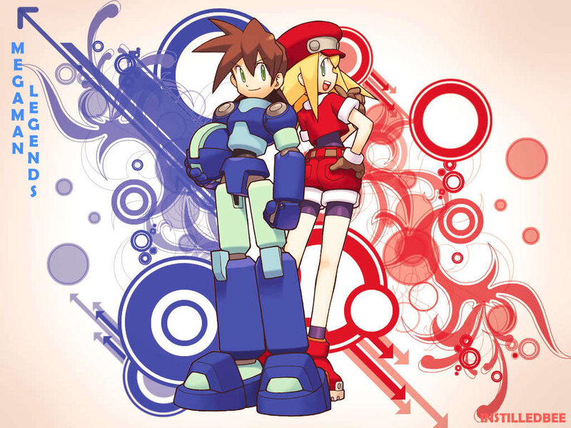 Two Anime Characters — Blue, Dynamic, Robot Suit