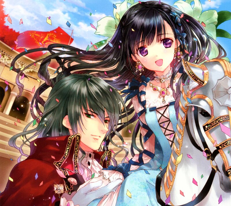 Two Anime Characters — Blue, Festive, Afternoon