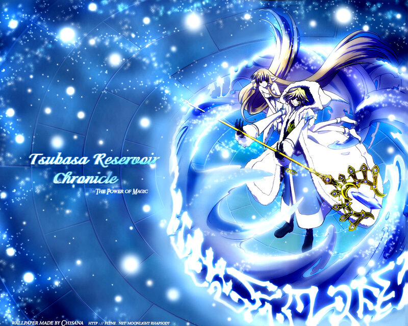 Two Anime Characters — Blue, Magical
