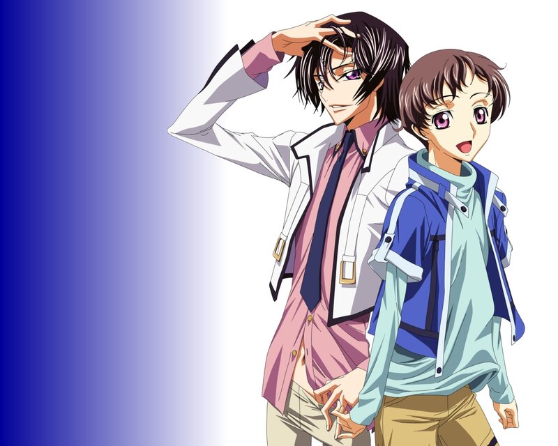 Two Anime Characters — Blue, Neutral, Male Character