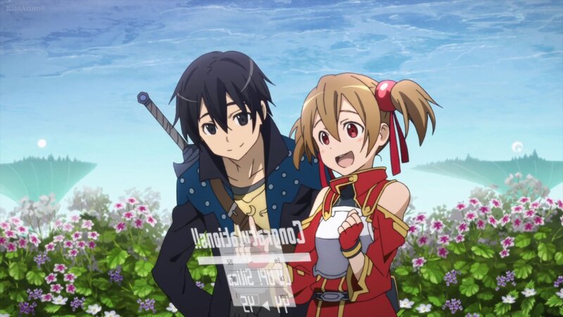 Two Anime Characters — Blue, Peaceful