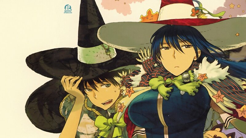 Two Anime Characters — Blue, Playful, Afternoon