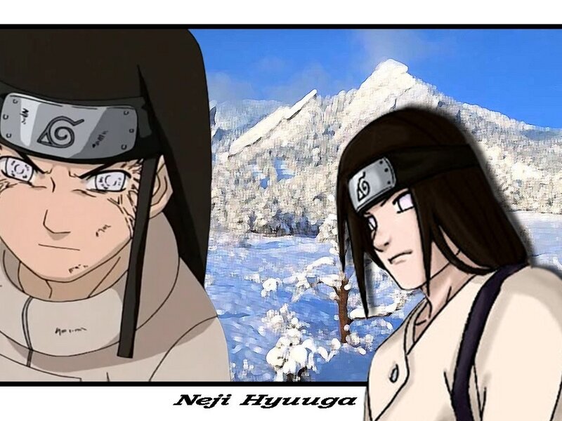 Two Anime Characters — Blue, Serious