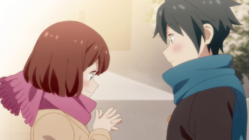 Two Anime Characters — Brown, Calm, Afternoon, Scarf
