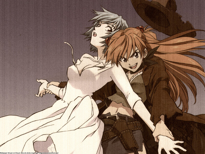 Two Anime Characters — Brown, Dramatic, Manga, Anime Art