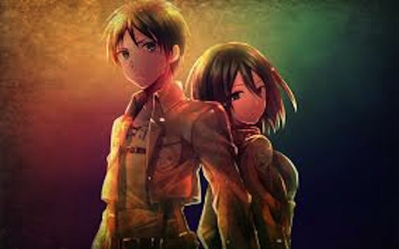 Two Anime Characters — Brown, Dramatic, Military Uniforms