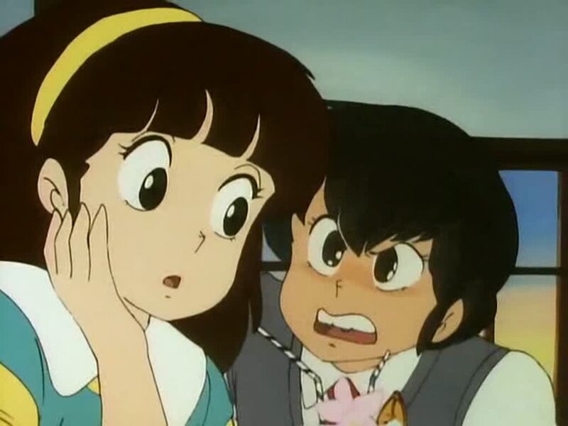 Two Anime Characters — Brown, Surprised