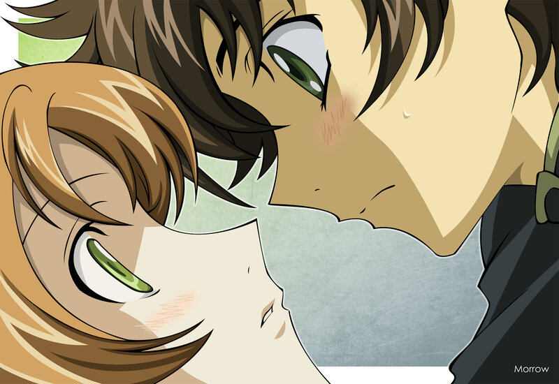 Two Anime Characters Close
