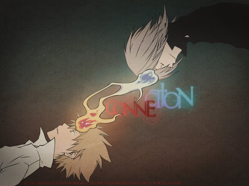 Two Anime Characters Connected