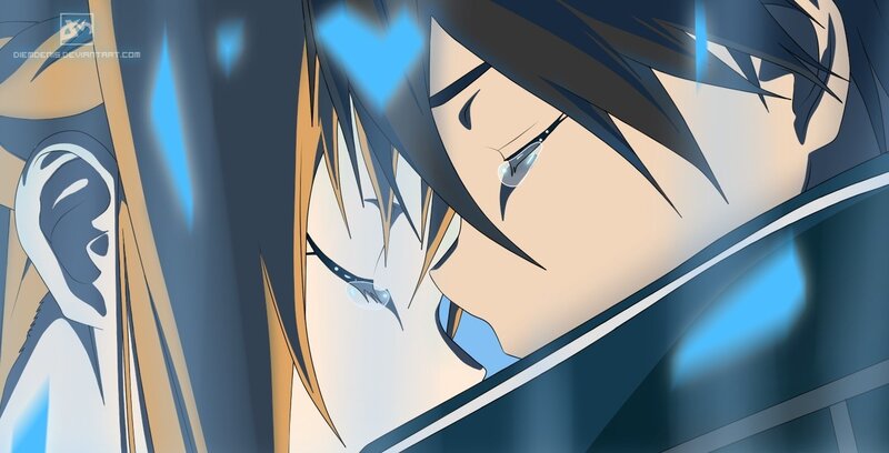 Two Anime Characters Crying