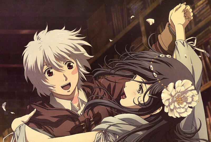 Two Anime Characters Dancing — Brown