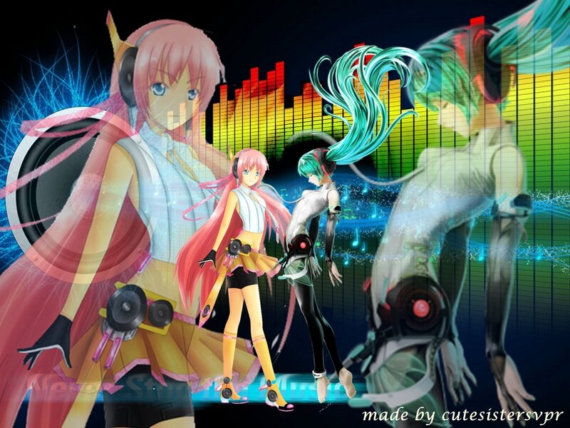 Two Anime Characters Dancing — Cyan