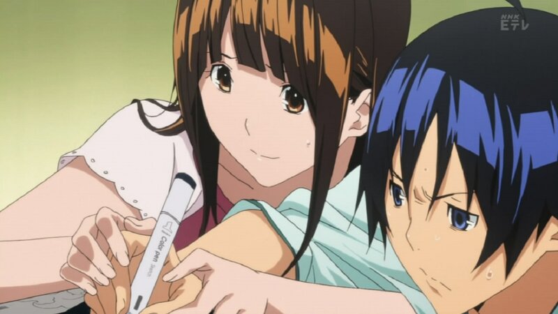 Two Anime Characters Drawing