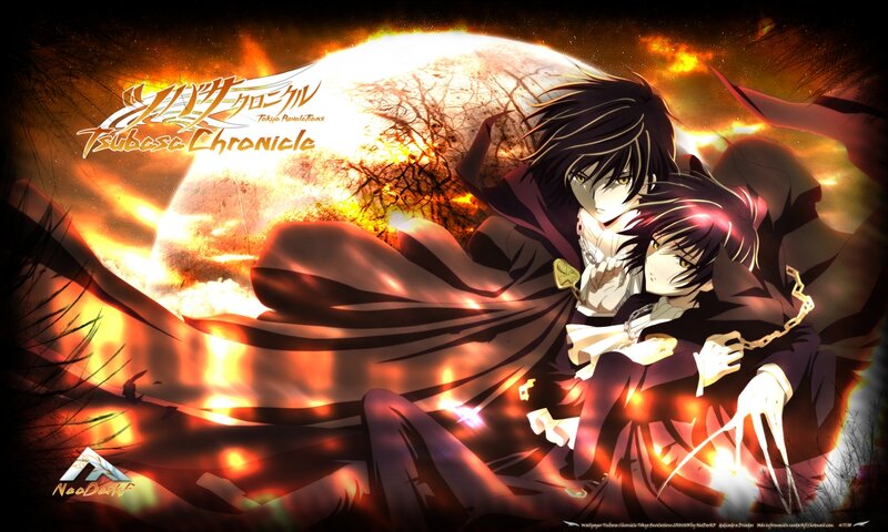 Two Anime Characters Embracing — Orange, Dramatic