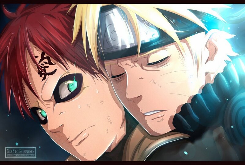 Two Anime Characters Embracing — Red, Dramatic, Night, Digital Art, Anime Art