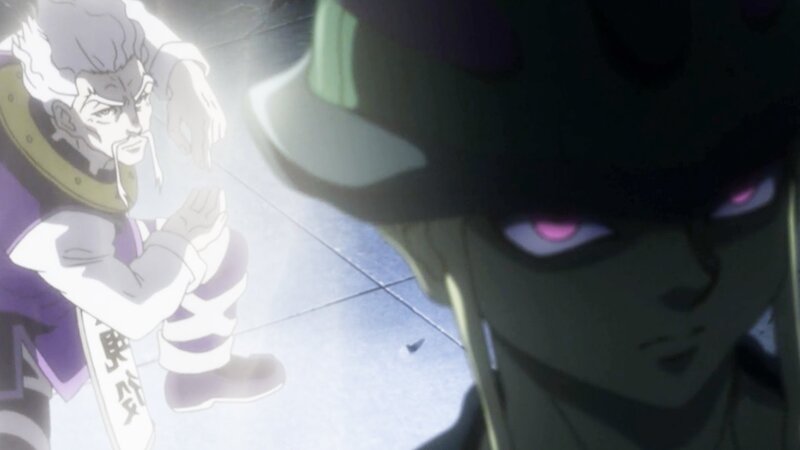 Two Anime Characters Facing — Black, Dramatic, Anime Character, Glowing Eyes