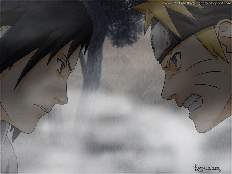 Two Anime Characters Facing — Gray, Dramatic, Manga
