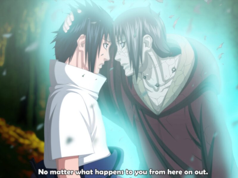 Two Anime Characters Facing — Green