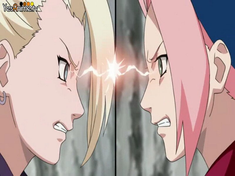 Two Anime Characters Facing — Pink, Dramatic, Electricity