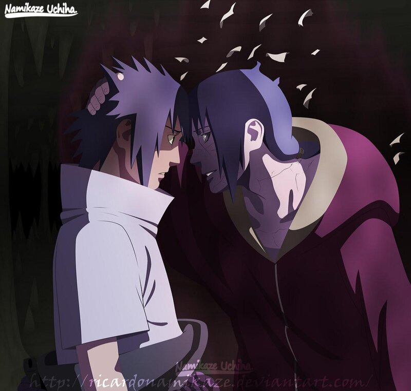 Two Anime Characters Facing — Purple, Dramatic, Night