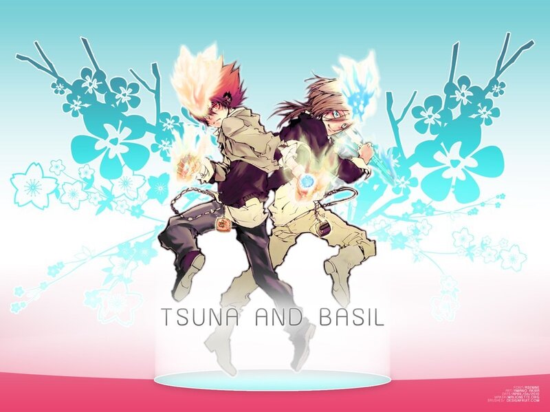 Two Anime Characters Fighting — Blue, Dynamic