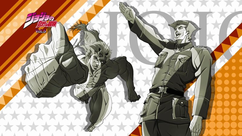 Two Anime Characters Fighting — Orange, Dramatic, Military Uniform