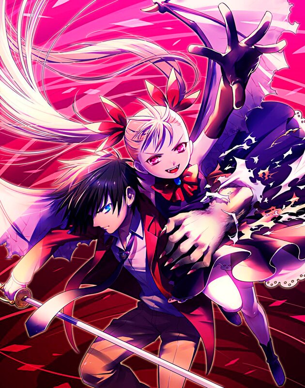 Two Anime Characters Fighting — Pink, Dramatic, Sword