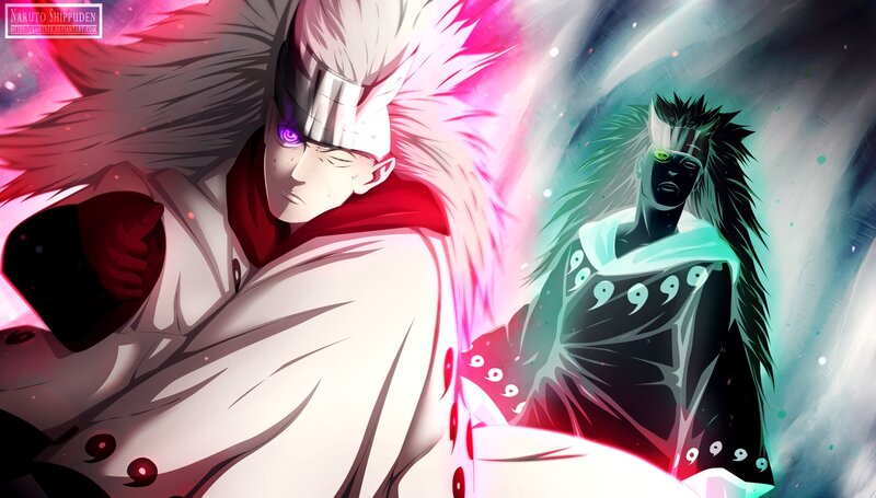 Two Anime Characters Fighting — Pink