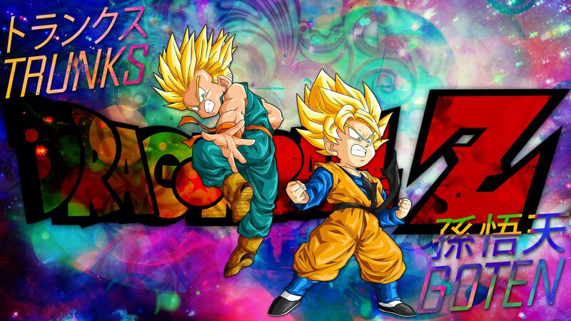 Two Anime Characters Fighting — Purple, Energetic