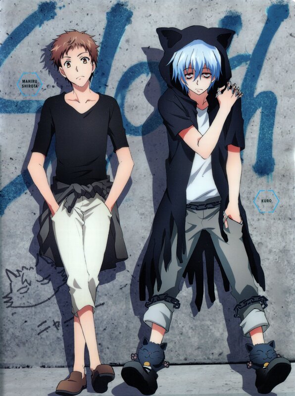 Two Anime Characters — Gray, Casual