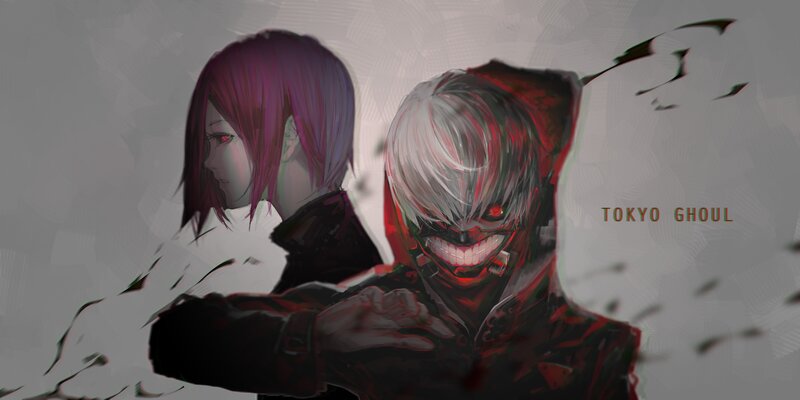 Two Anime Characters — Gray, Dark