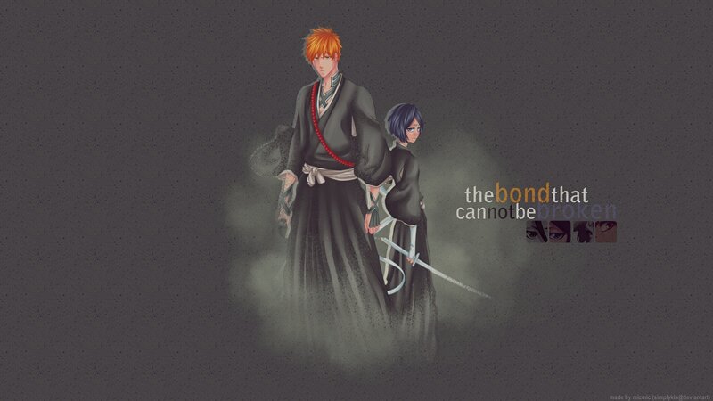 Two Anime Characters — Gray, Dramatic, Digital Art