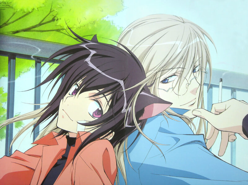 Two Anime Characters — Green, Calm, Afternoon, Trees