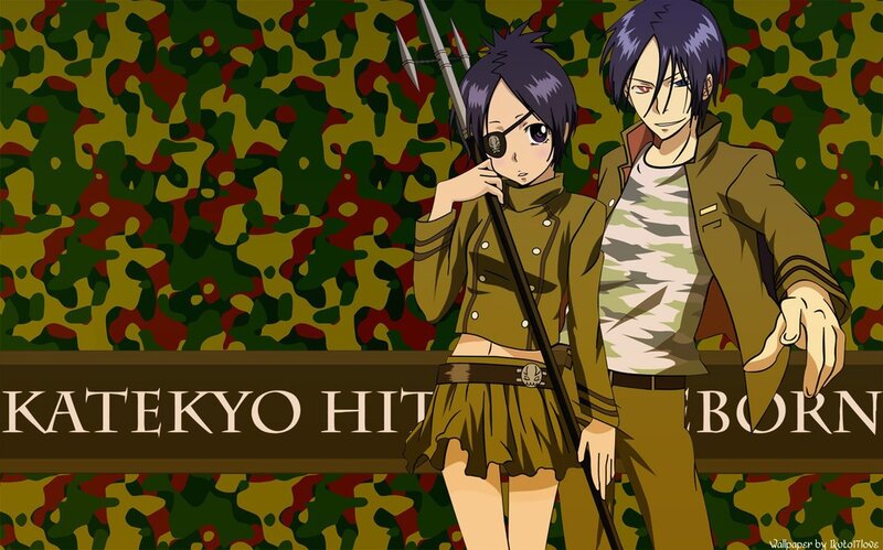 Two Anime Characters — Green, Confident