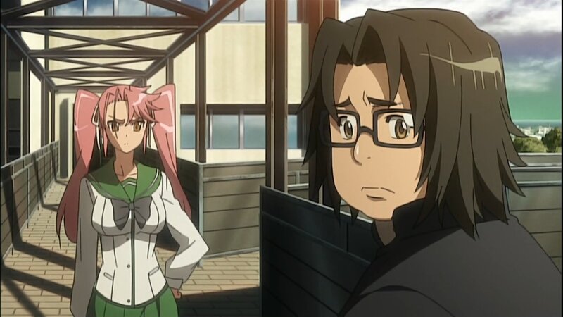 Two Anime Characters — Green, Dramatic, Afternoon